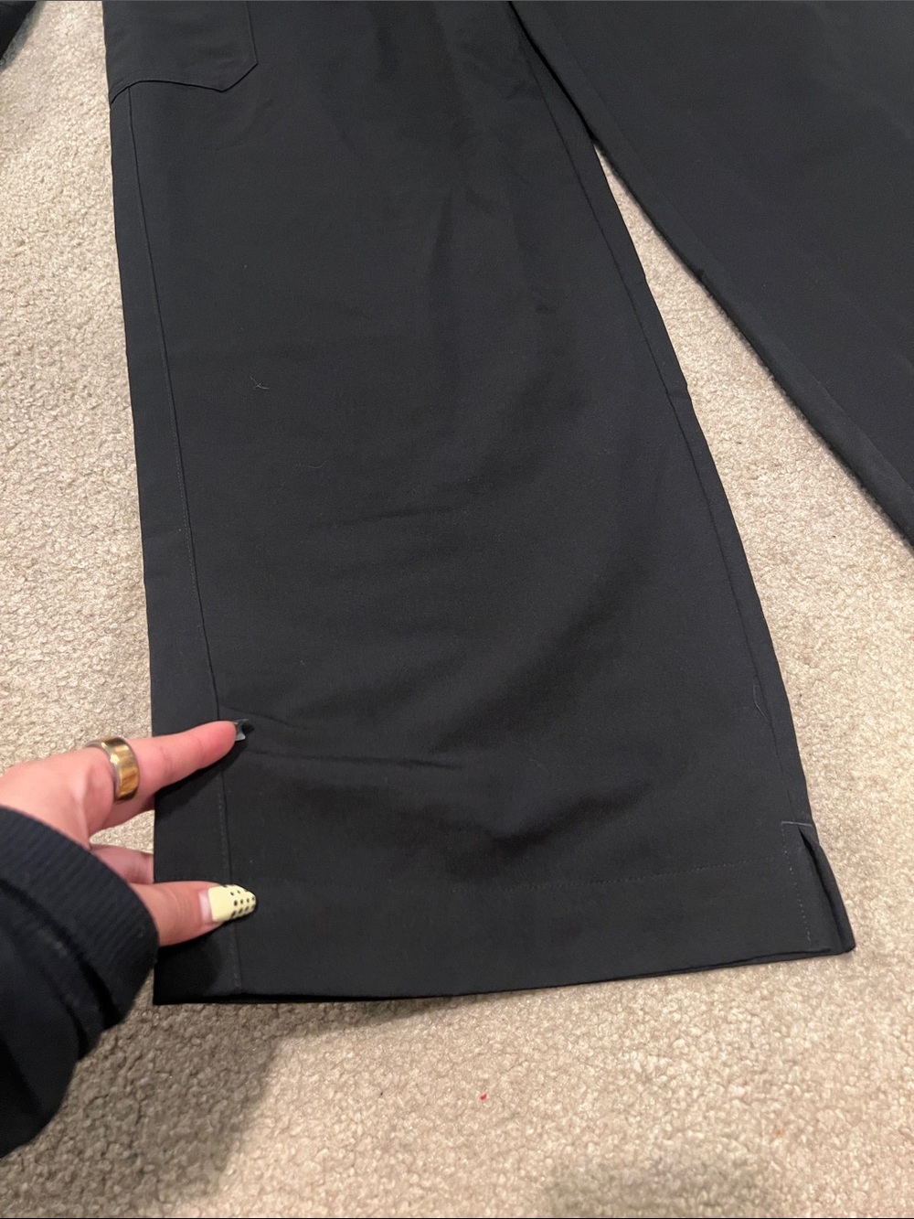 Figs Black Bodysuit and Wide Leg Set - Picture 5 of 9